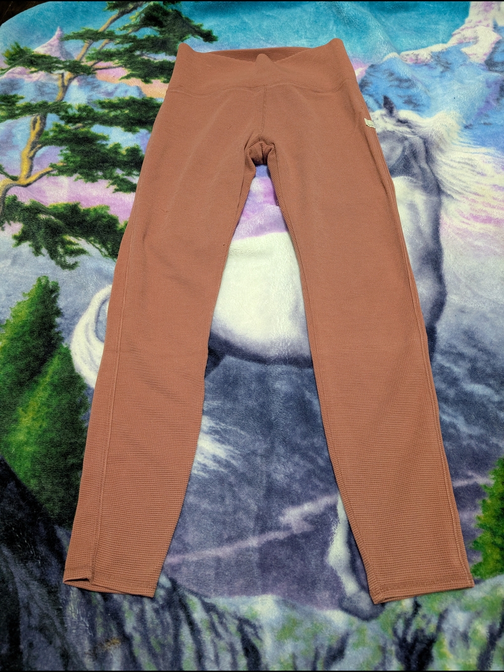 Vuori Waffle Knit Leggings Sz Medium Womens